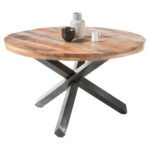EETTAFEL, massief mangohout, natuurlijke kleur thumbnail 1