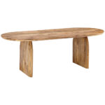 EETTAFEL, deels massief mangohout, natuurlijke kleur thumbnail 1