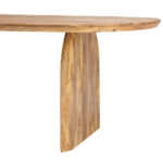 EETTAFEL, deels massief mangohout, natuurlijke kleur thumbnail 3