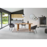 EETTAFEL, volledig massief naturelkleurig acaciahout thumbnail 3