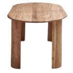 EETTAFEL, volledig massief naturelkleurig acaciahout thumbnail 6