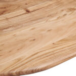 EETTAFEL, volledig massief naturelkleurig acaciahout thumbnail 7