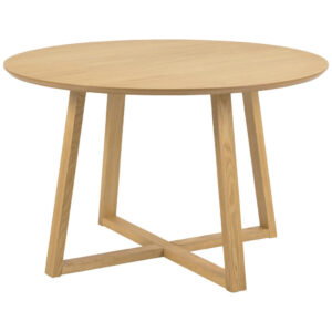 EETTAFEL, gefineerd eiken natuurlijke kleur