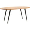 EETTAFEL, volledig massief mangohout, natuurlijke kleur