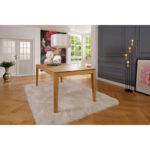 EETTAFEL, massief wild eiken bruin thumbnail 5