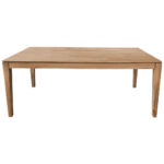 EETTAFEL, massief wild eiken bruin thumbnail 3