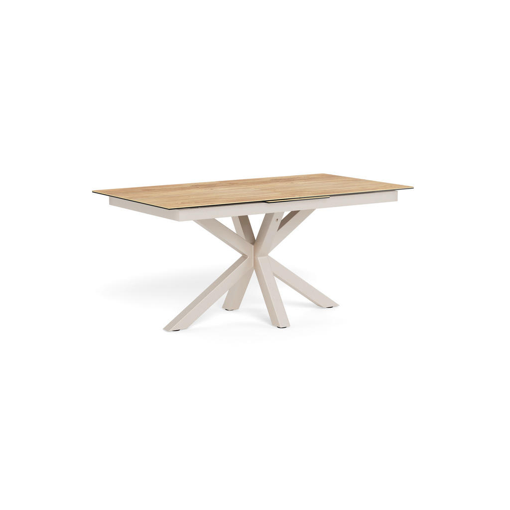 EETTAFEL, grijs, eikenkleur