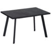 EETTAFEL, grijs, zwart