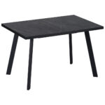 EETTAFEL, grijs, zwart thumbnail 1