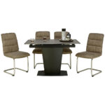 EETTAFEL, grijs, zwart thumbnail 6