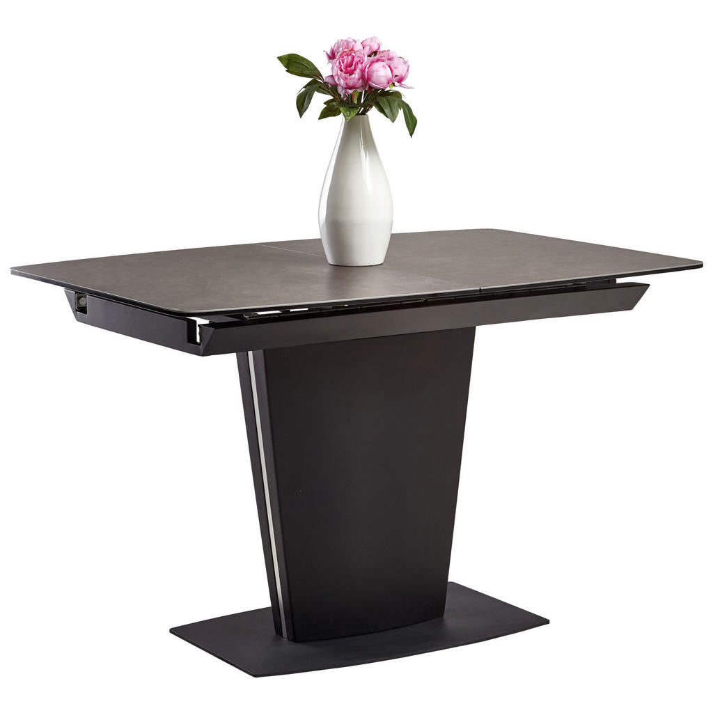 EETTAFEL, grijs, zwart