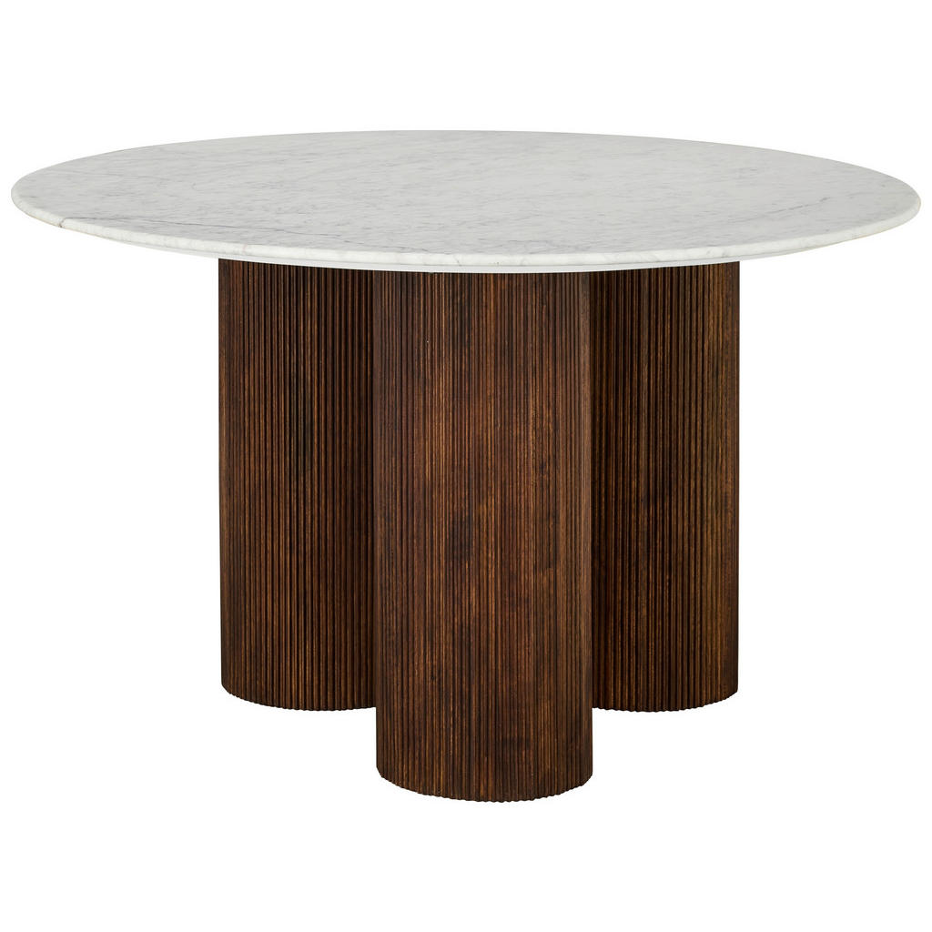 EETTAFEL, volledig massief mangohout, bruin, natuurlijke kleur