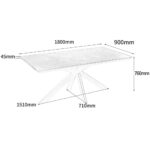 EETTAFEL, zwart, donkergrijs thumbnail 6