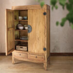 CHINESE KAST, massief mahonie natuurlijke kleur thumbnail 2