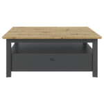 CLUBTAFEL, ambachtelijk eikenhout thumbnail 3