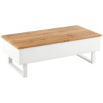 CLUBTAFEL, wit, eikenkleur thumbnail 4