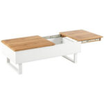 CLUBTAFEL, wit, eikenkleur thumbnail 5