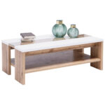 CLUBTAFEL, wit, eikenkleur thumbnail 1
