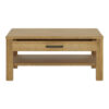 CLUBTAFEL, 100/45,6/75 cm eikenkleur