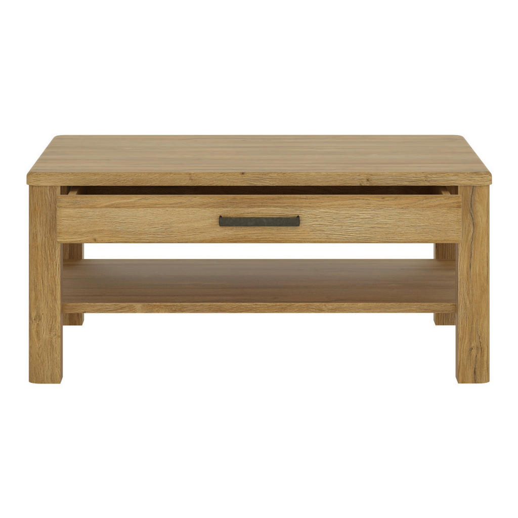 CLUBTAFEL, 100/45,6/75 cm eikenkleur