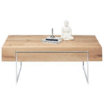 CLUBTAFEL, 110/40/60 cm eikenkleur, roestvrij staalkleur thumbnail 3