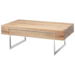 CLUBTAFEL, 110/40/60 cm eikenkleur, roestvrij staalkleur thumbnail 6