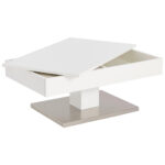 CLUBTAFEL, wit, roestvrij staalkleur thumbnail 2