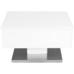 CLUBTAFEL, wit, roestvrij staalkleur thumbnail 4
