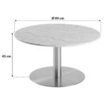 CLUBTAFEL, wit, messingkleur thumbnail 4