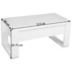 CLUBTAFEL, wit, hoogglans thumbnail 2