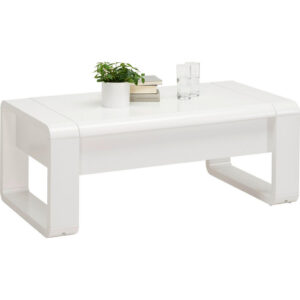 CLUBTAFEL, wit, hoogglans