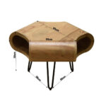 CLUBTAFEL, zwart, acaciakleur thumbnail 3
