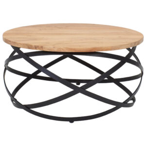CLUBTAFEL, zwart, acaciakleur