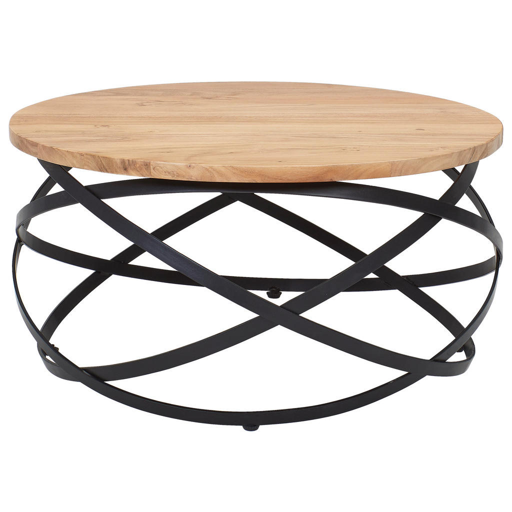 CLUBTAFEL, zwart, acaciakleur