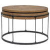CLUBTAFEL, zwart, eikenkleur