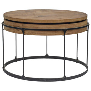 CLUBTAFEL, zwart, eikenkleur