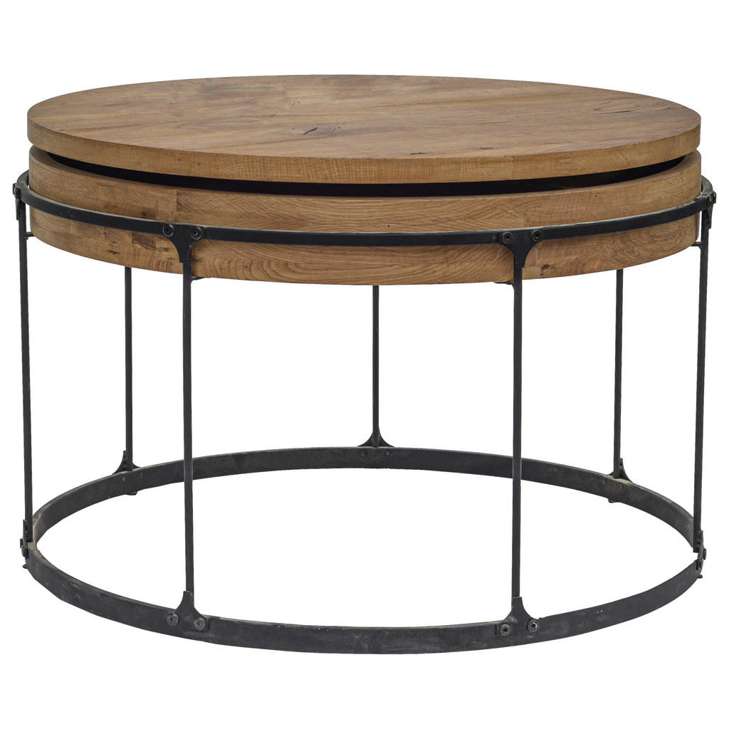 CLUBTAFEL, zwart, eikenkleur