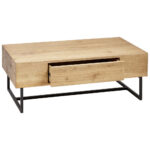 CLUBTAFEL, zwart, eikenkleur thumbnail 2