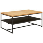 CLUBTAFEL, zwart, eikenkleur thumbnail 1