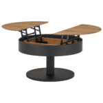 CLUBTAFEL, zwart, eikenkleur thumbnail 3