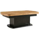 CLUBTAFEL, zwart, eikenkleur thumbnail 1