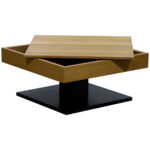 CLUBTAFEL, zwart, eikenkleur thumbnail 2