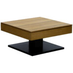 CLUBTAFEL, zwart, eikenkleur thumbnail 1