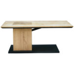 CLUBTAFEL, zwart, eikenkleur thumbnail 2