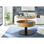 CLUBTAFEL, zwart, eikenkleur thumbnail 2
