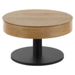 CLUBTAFEL, zwart, eikenkleur thumbnail 3
