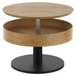 CLUBTAFEL, zwart, eikenkleur thumbnail 4