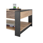 CLUB TAFEL, zwart, ambachtelijk eiken thumbnail 5