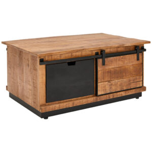 CLUBTAFEL, bruin, zwart