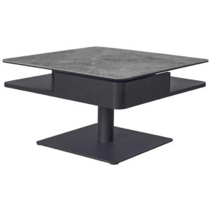 CLUBTAFEL, grijs, zwart